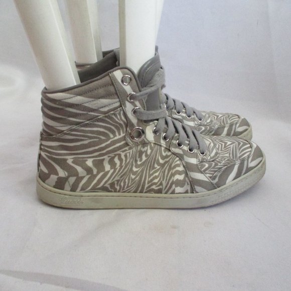 GUCCI SWIRLY Hi-Top Sneaker TRAINER Shoe - Picture 1 of 10